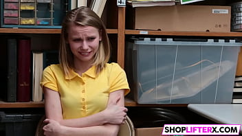Sweet Teen Has No Excuse For Shoplifting - teen, hardcore, blowjob, amateur, bigcock, caught, punishment, big-cock, thief, officer, punish, pet - Video 4577503