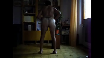 Dscn6075 Naked,hidden Behind The Plant