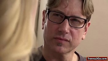 Tranny Cheerleader Casey Kisses Sucked