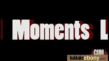 Ebony Babe Sucks Too Many White Cocks 20 - interracial, blowjob, group, cocks, gangbang, oral, bukkake - Video 4555692