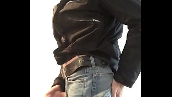 Horny Biker Plaing With Dildo And Jerking Off