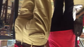 Ebiny Booty In Spandex Leggins