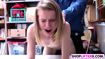Sweet Teen Has No Excuse For Shoplifting - teen, hardcore, blowjob, amateur, bigcock, caught, punishment, big-cock, thief, officer, punish, pet - Video 4353206