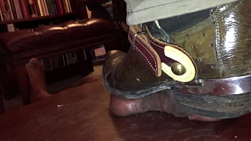 Cowboy Master Takes Advantage Of His ' Cock In Trample Table
