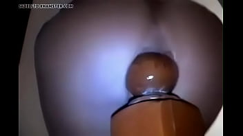 7270668 Huge Anal Gape Fucks A Monster Bedpost Knob