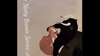 Black Bull And Little Bunnii