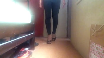 Tranny Walking Ik Black Heels