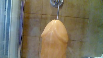 Humongous 4 Inch Dildo Stretching My Ass First Time