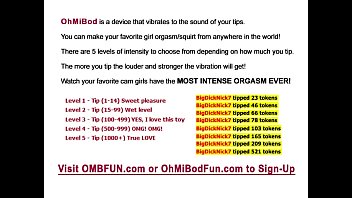 Make Her Squirt Now Ombfun.com Vibe Big Black Dildo Squirting Pussy