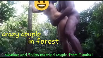 Crazy Couple In Forest
