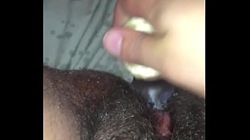 Squirting On My Nice Glass Dildo