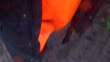 Bella In Rainpants And Waders