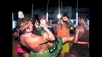 Karakattam Kuravan Kurathi Very Hot Midnight Dance Part17