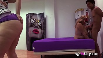 Butcher Dude And Nympho Gal Will Fuck Each Other And The Waiters In A Blind Fuckdate