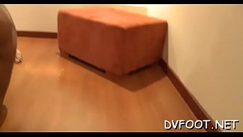 Playgirl Walks All Over Her Man