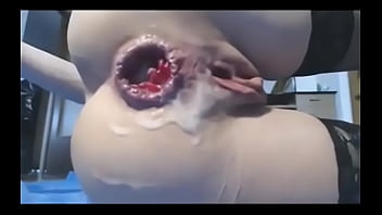 Nerdy Teen Fist Punch Her Ass To Awesome Squirting Orgasm