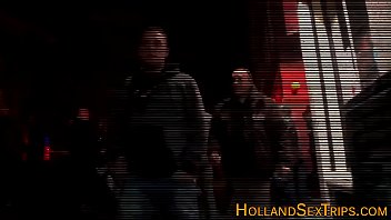 Dutch Whore Tugs Cumshot