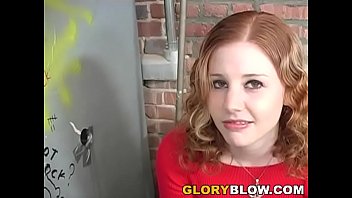 Redhead Cherry Poppens Plays With Bbc - Gloryhole