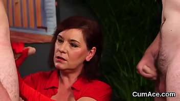 Peculiar Sex Kitten Gets Cumshot On Her Face Sucking All The Sperm