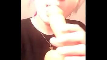 My Friend Sucking A Dildo