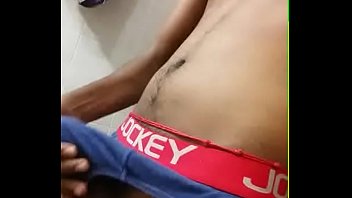 Teen Man Fucking Style Handjob In The Bathroom After Peeing