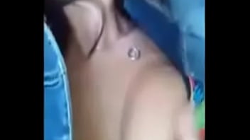Pulling Out Her Big Tits