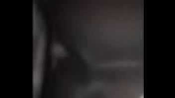 Black Pussy Sliding Back On White Cock