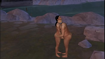 Velho Comendo A Novinha No Parque