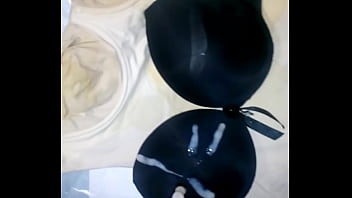 Cum Bra Crossdress - cum, bra, amateur, masturbation, satin, cup, crossdress, bh, soloboy, jerking-off, reggiseno, cum-on - Video 4360215