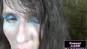 Masturbation Loving Shemale Dildoing Her Ass