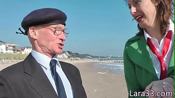 English Mature Jizzed In Mouth In Senior Trio