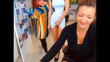 Two Sexy Ladys At Work
