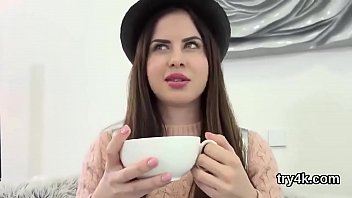 Kissable Teenie Blows Cock In Pov And Gets Narrowed Pussy Screwed