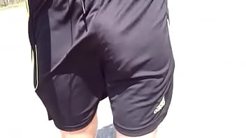 Freeballing Donw The Street