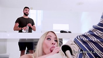 Blonde Cheater Breaking Huge Dick