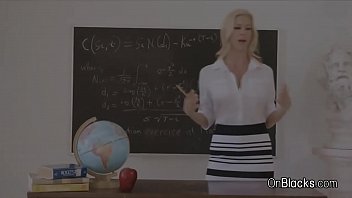 Big Black Cock Sucked By Big Tit Teacher