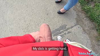 Public Agent Brazilian Brunette Rides Cock On The Backseat