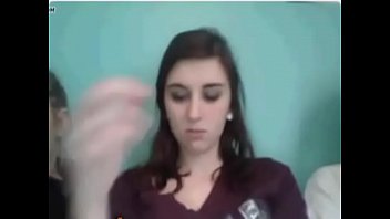 Sexy Young Chick Playing On Webcam