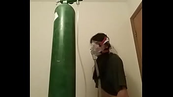 Penis Tickeling Oxygen Mask Fun