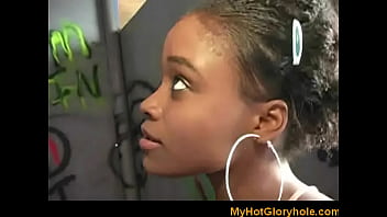 Interracial Gloryhole - Amazing Blowjob Expert Cock Sucking 5