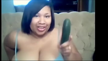 2 Freaky Horny Bbw' Home Alone Playing With Cucumbers!pre