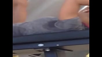 Young Gril At Fitness With Sweaty Armpit