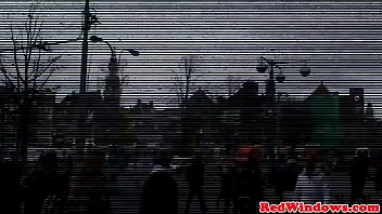 Ebony Hooker Sucks And Fucks Clients Cock