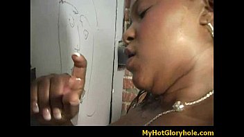 Black Girl Sucking Their First White Cock In Gloryhole 35