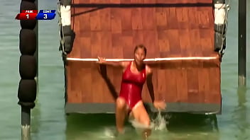 Exatlon 01x14 Natalia Valenzuela Nalgona En Traje De Baño