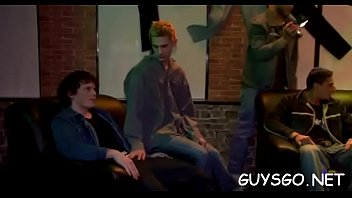 Hard Body Men Partying Eager