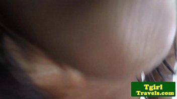 Ebony Tranny Dominates Her Sub Lover