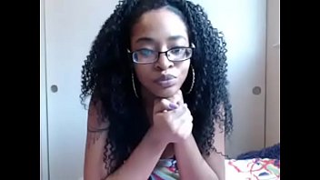 Curve Ebony Showing Hairy Pussy