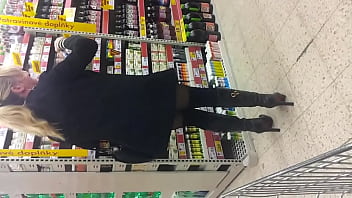 Nice Czech Lady Monique Shopping Upskirt Without Panties 720p