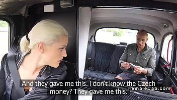 Baldheaded Guy Bangs Busty Cab Driver